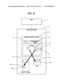 STORAGE CONTROL DEVICE, STORAGE SYSTEM, AND COPYING METHOD diagram and image