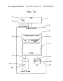 STORAGE CONTROL DEVICE, STORAGE SYSTEM, AND COPYING METHOD diagram and image