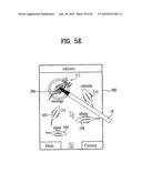 Mobile Terminal Providing Graphic User Interface and Method of Providing Graphic User Interface Using the Same diagram and image