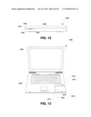 SYSTEM AND METHOD OF MANAGING THE EXECUTION OF APPLICATIONS AT A PORTABLE COMPUTING DEVICE AND A PORTABLE COMPUTING DEVICE DOCKING STATION diagram and image