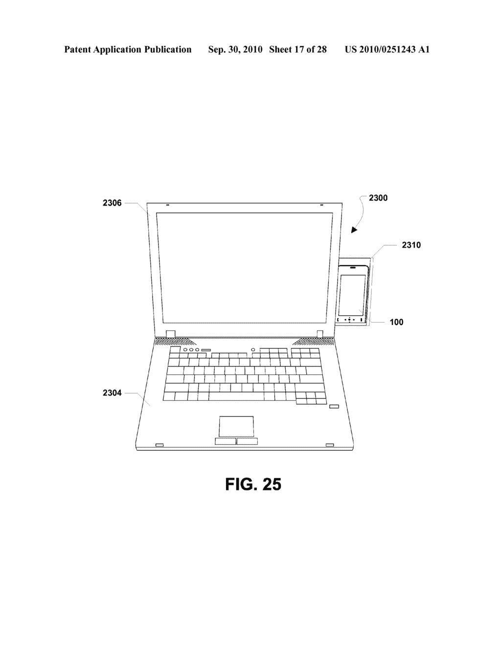 SYSTEM AND METHOD OF MANAGING THE EXECUTION OF APPLICATIONS AT A PORTABLE COMPUTING DEVICE AND A PORTABLE COMPUTING DEVICE DOCKING STATION - diagram, schematic, and image 18