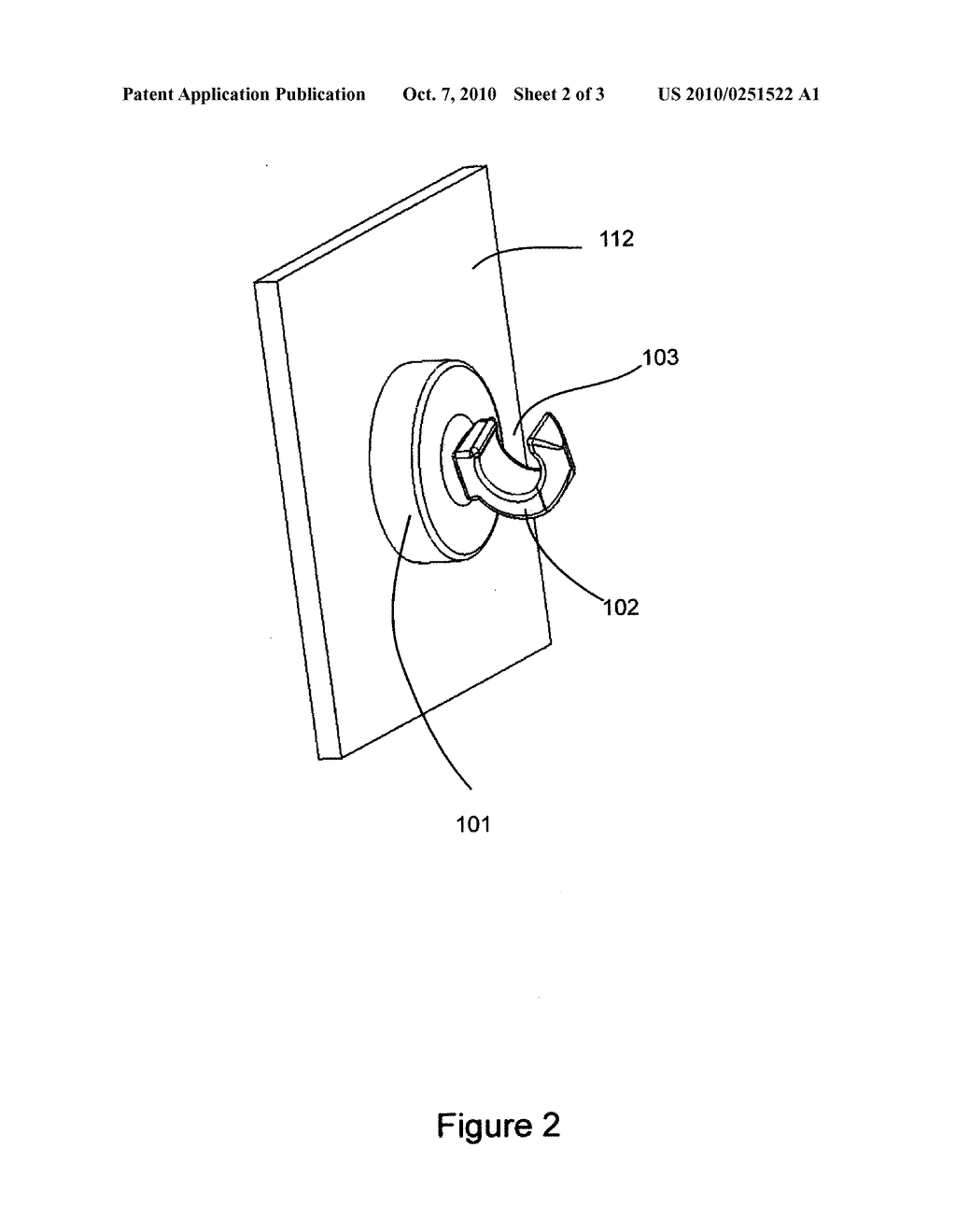 Holder for handpiece devices - diagram, schematic, and image 03