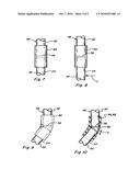 Auger finger with resilient elastomeric retainer retractor diagram and image