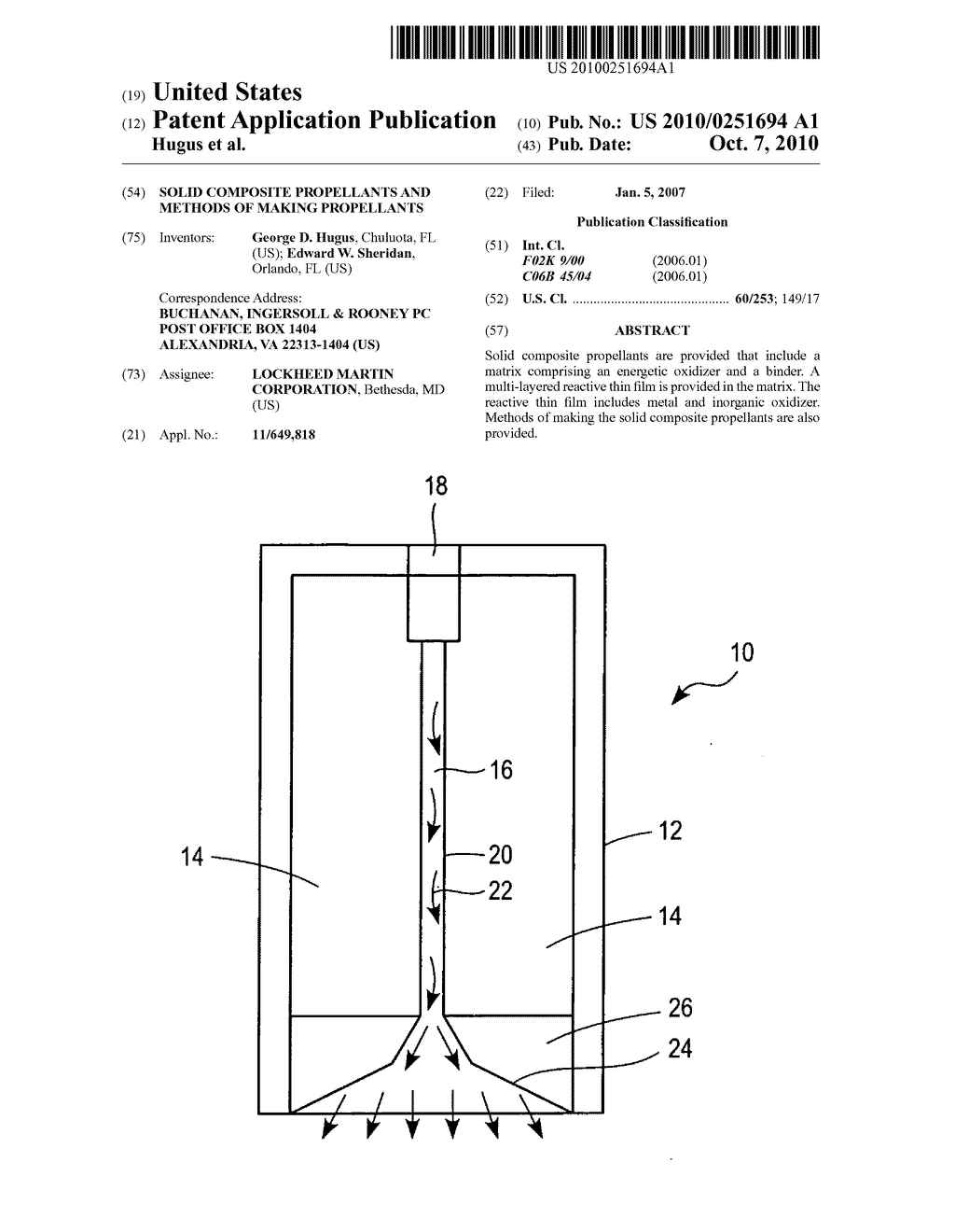 Solid composite propellants and methods of making propellants - diagram, schematic, and image 01