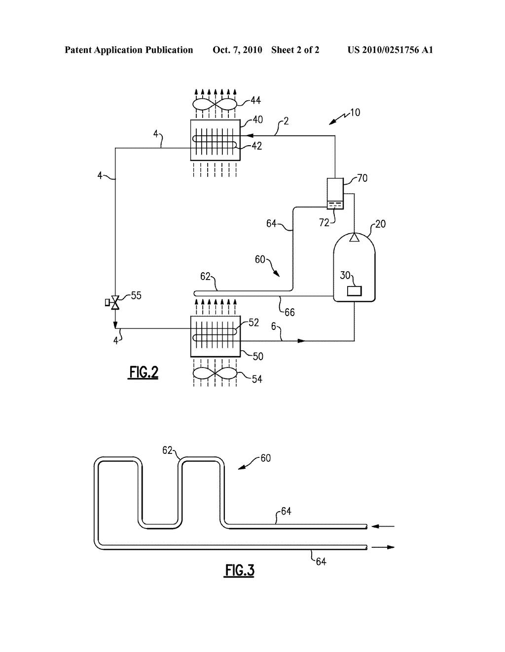 REFRIGERANT VAPOR COMPRESSION SYSTEM WITH LUBRICANT COOLER - diagram, schematic, and image 03