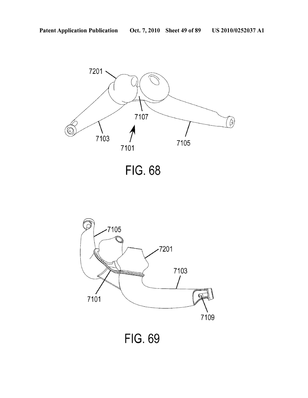 METHODS, SYSTEMS AND DEVICES FOR NON-INVASIVE OPEN VENTILATION WITH GAS DELIVERY NOZZLES WITHIN NASAL PILLOWS - diagram, schematic, and image 50