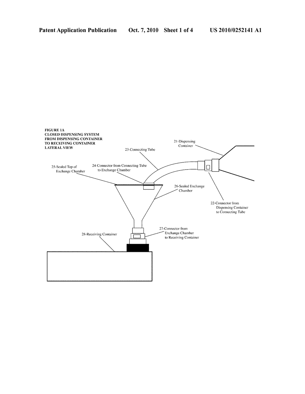CLOSED DISPENSING SYSTEM FOR TRANSFERRING LIQUIDS BETWEEN CONTAINERS - diagram, schematic, and image 02