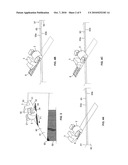 METHOD AND MACHINE FOR APPLYING A BAND OF FIBERS ON CONVEX SURFACES AND/OR WITH EDGES diagram and image