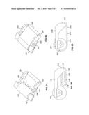 METHOD AND MACHINE FOR APPLYING A BAND OF FIBERS ON CONVEX SURFACES AND/OR WITH EDGES diagram and image