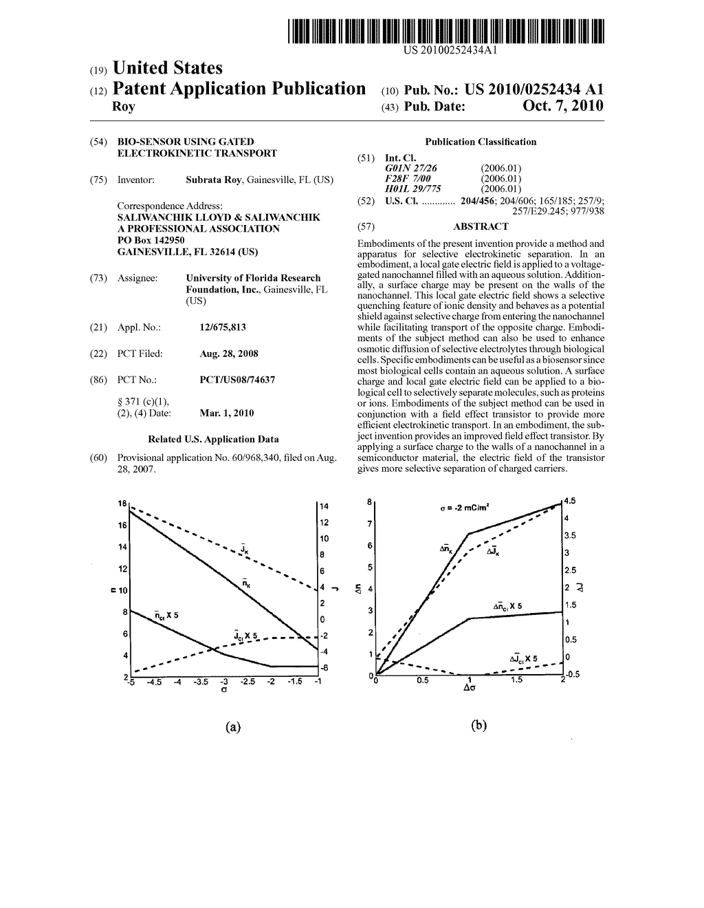 Bio-Sensor Using Gated Electrokinetic Transport - diagram, schematic, and image 01