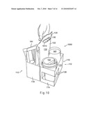 Carrier Capable of Hanging From a Side of a Container diagram and image