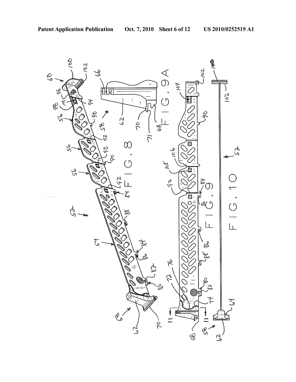 GLIDE SYSTEM WITH ADJUSTABLE DIVIDERS AND MODULAR FLOOR MEMBERS - diagram, schematic, and image 07