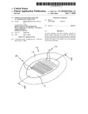 FOOD PLATE WITH STRUCTURE FOR ACCOMMODATING FORK TINES diagram and image