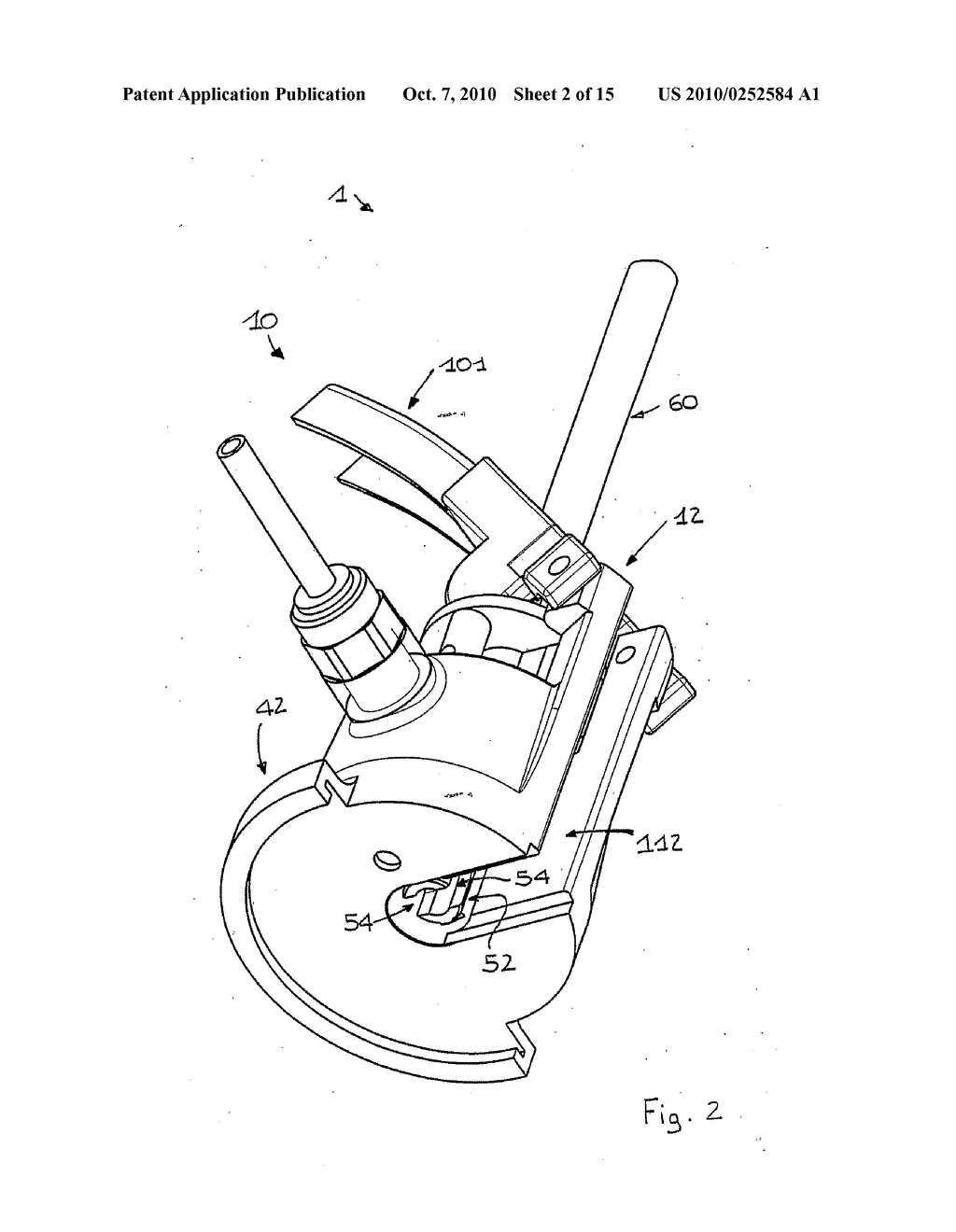 DRINK TAPPING DEVICE FOR A KEG AND DISPENSING DEVICE COMPRISING THE TAPPING DEVICE AND A KEG - diagram, schematic, and image 03