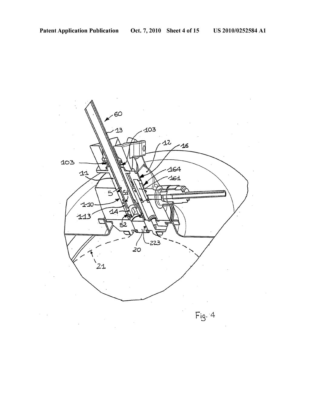 DRINK TAPPING DEVICE FOR A KEG AND DISPENSING DEVICE COMPRISING THE TAPPING DEVICE AND A KEG - diagram, schematic, and image 05