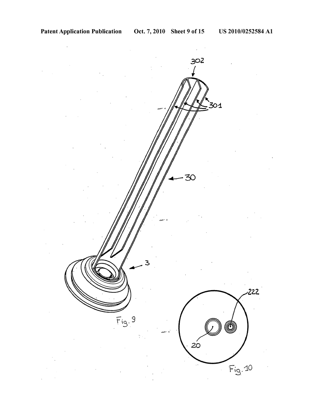 DRINK TAPPING DEVICE FOR A KEG AND DISPENSING DEVICE COMPRISING THE TAPPING DEVICE AND A KEG - diagram, schematic, and image 10