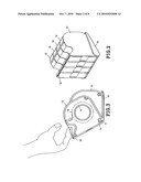 ADHESIVE TAPE DISPENSING DEVICE diagram and image