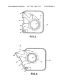 ADHESIVE TAPE DISPENSING DEVICE diagram and image