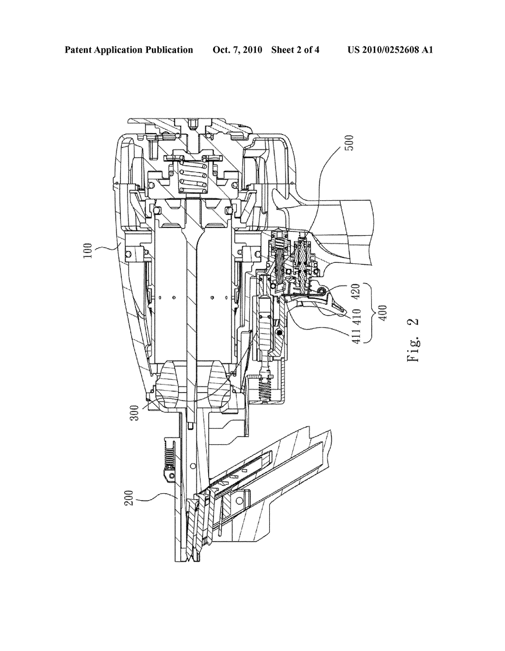 PNEUMATIC NAIL GUN - diagram, schematic, and image 03