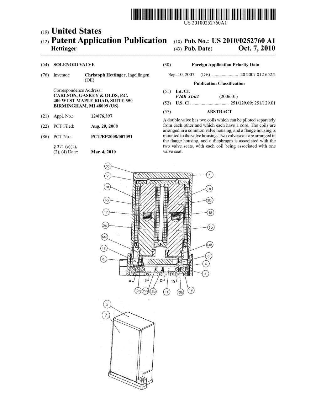 SOLENOID VALVE - diagram, schematic, and image 01