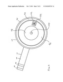 Externally mounted mechanical valve shutoff device with timer diagram and image