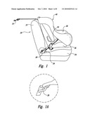 CHILD SAFETY SEAT ATTACHMENT BELT RETRACTOR SYSTEM diagram and image