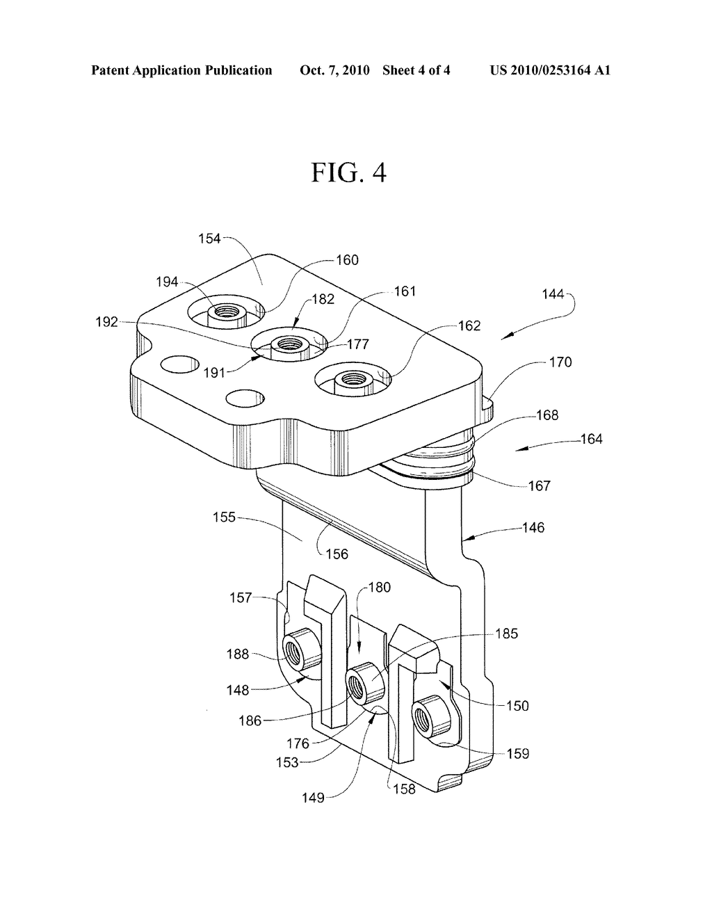 STATOR ASSEMBLY INCLUDING A TERMINAL BLOCK FOR AN ELECTRIC MACHINE - diagram, schematic, and image 05