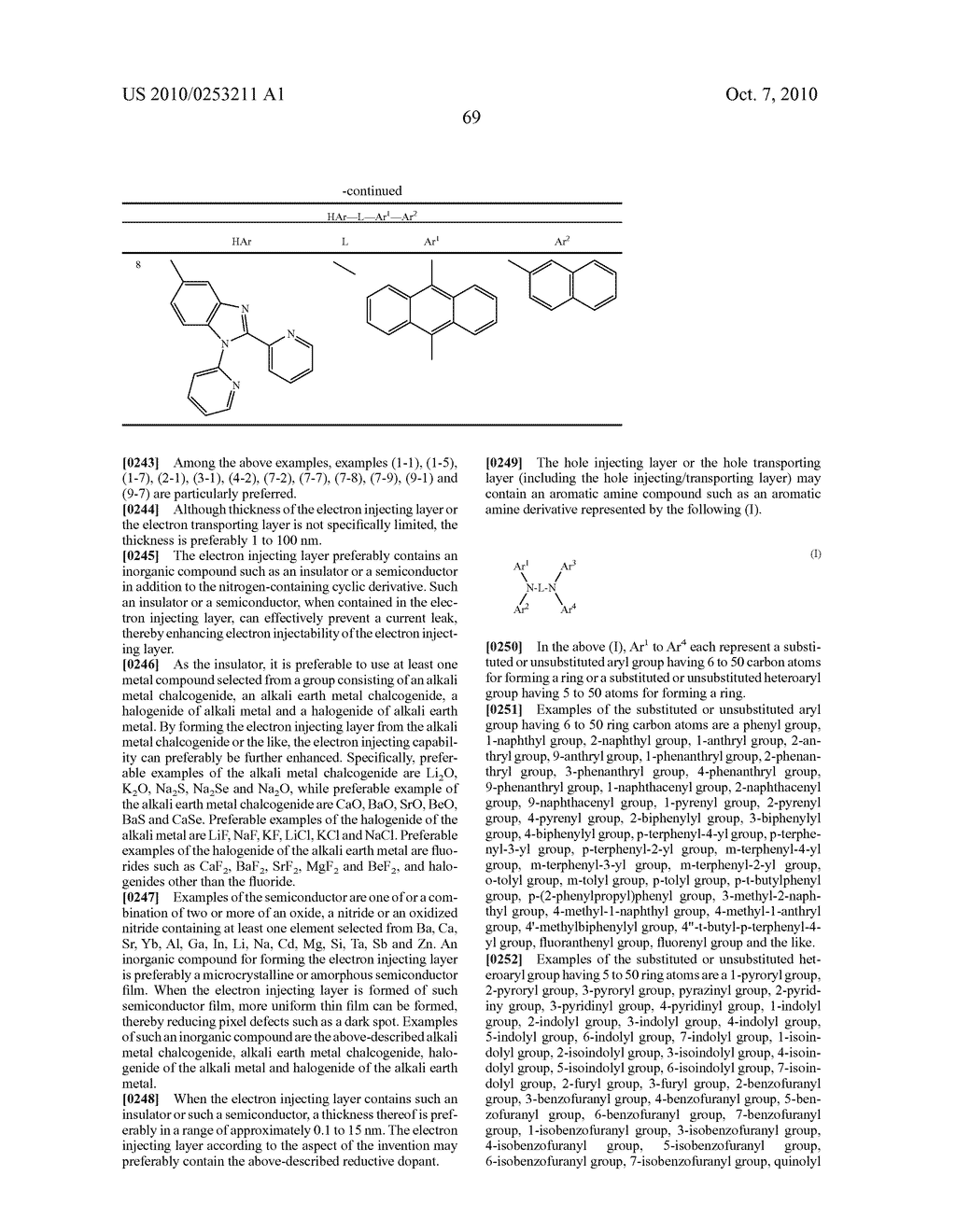 ORGANIC ELECTROLUMINESCENCE DEVICE AND MATERIAL FOR ORGANIC ELECTROLUMINESCENCE DEVICE - diagram, schematic, and image 71