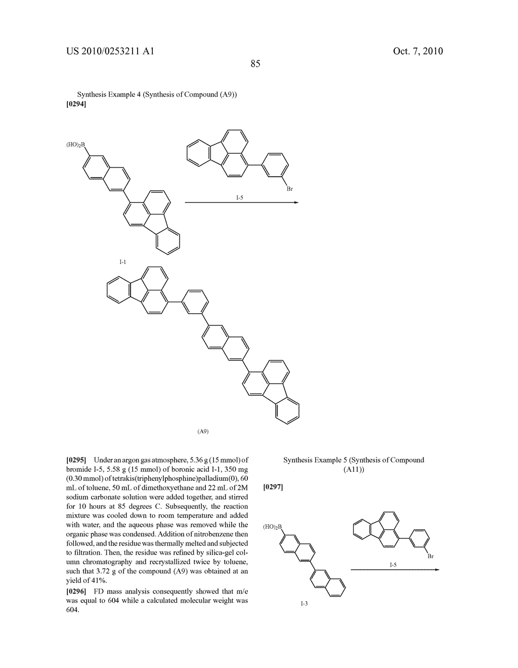 ORGANIC ELECTROLUMINESCENCE DEVICE AND MATERIAL FOR ORGANIC ELECTROLUMINESCENCE DEVICE - diagram, schematic, and image 87