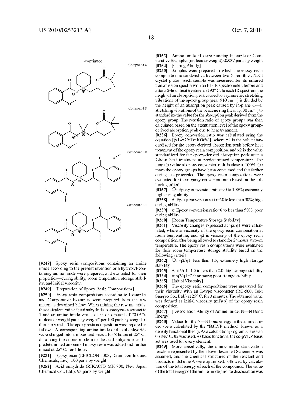 LATENT CURING AGENTS, EPOXY RESIN COMPOSITIONS CONTAINING THE SAME, SEALING MATERIALS, AND ORGANIC EL DISPLAYS - diagram, schematic, and image 20