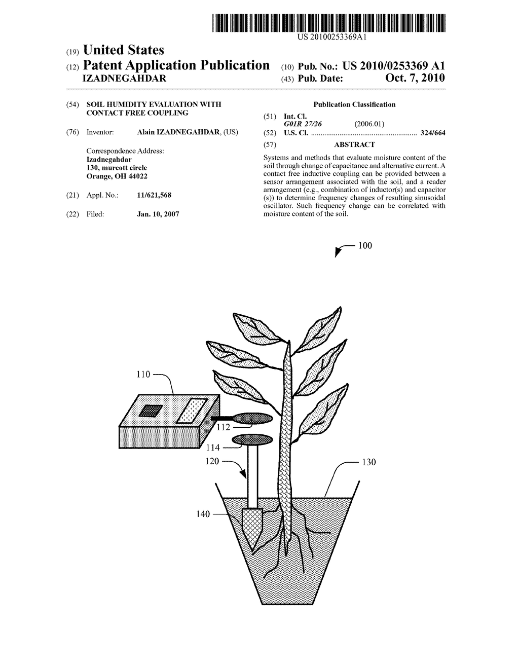 SOIL HUMIDITY EVALUATION WITH CONTACT FREE COUPLING - diagram, schematic, and image 01