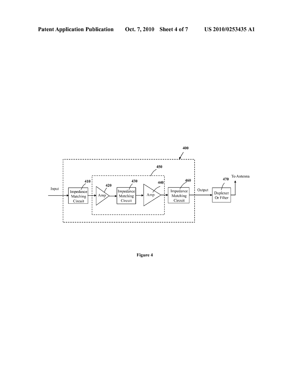 RF POWER AMPLIFIER CIRCUIT UTILIZING BONDWIRES IN IMPEDANCE MATCHING - diagram, schematic, and image 05