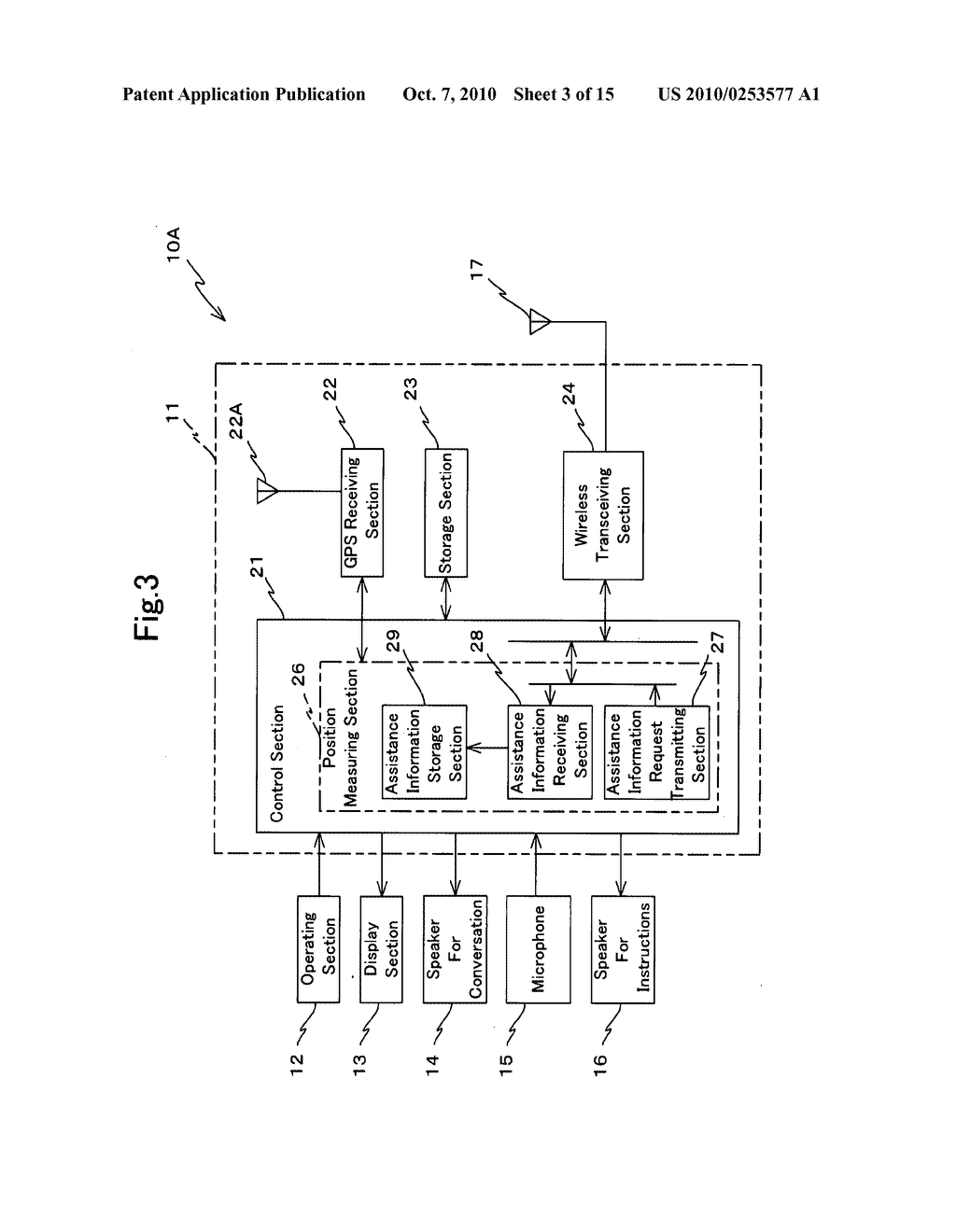 Position measuring method and mobile communication terminal - diagram, schematic, and image 04