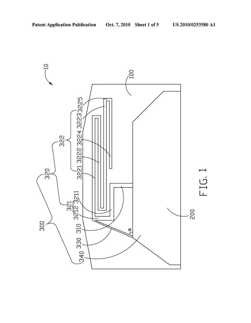 PRINTED ANTENNA AND ELECTRONIC DEVICE EMPLOYING THE SAME - diagram, schematic, and image 02