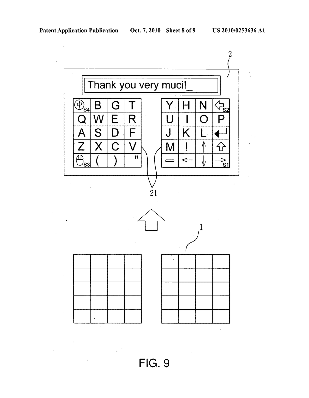 Method for correcting typing errors according to character layout positions on a keyboard - diagram, schematic, and image 09
