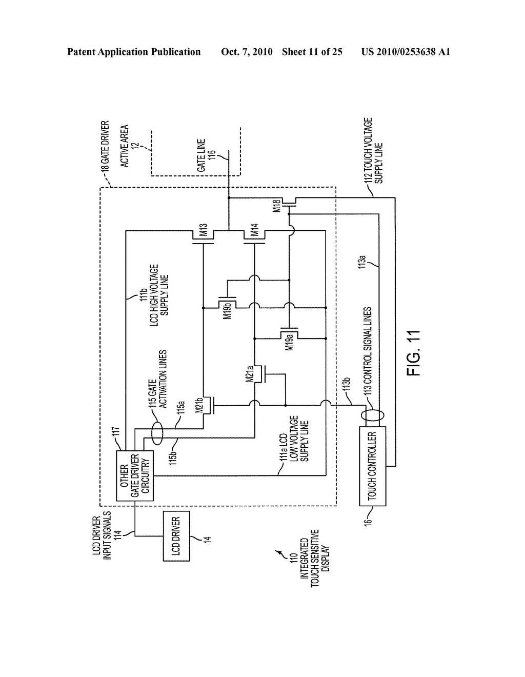 Integrated Touch Sensitive Display Gate Driver - diagram, schematic, and image 12