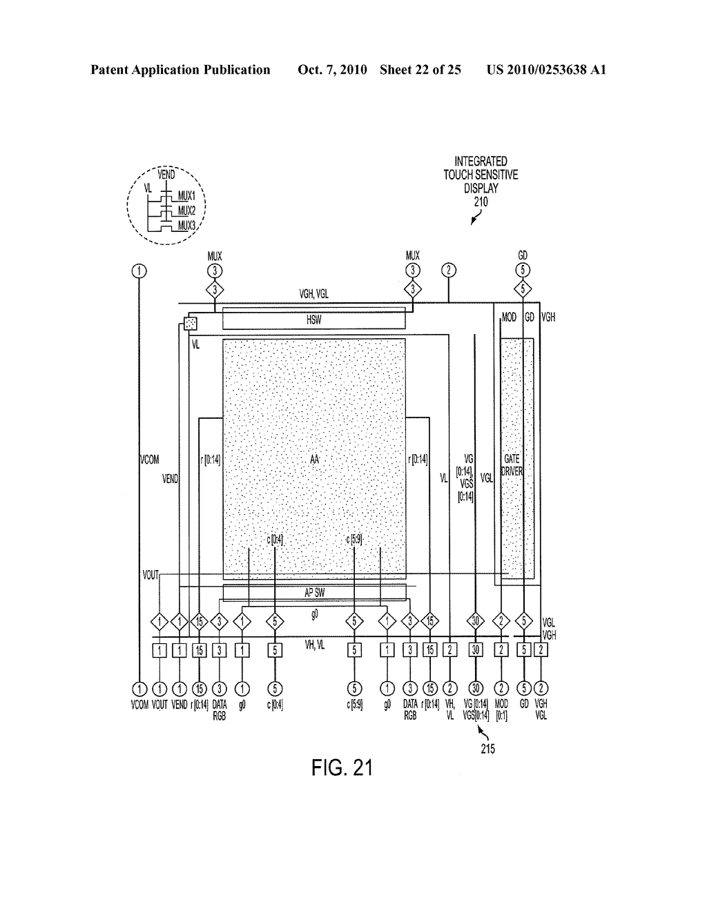 Integrated Touch Sensitive Display Gate Driver - diagram, schematic, and image 23