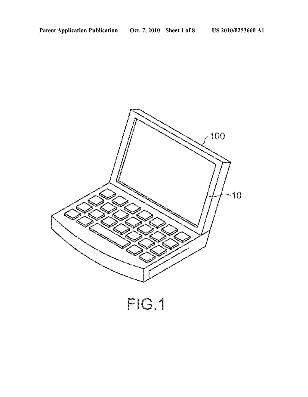 DISPLAY DEVICE AND ELECTRONIC APPARATUS EQUIPPED WITH THE SAME - diagram, schematic, and image 02