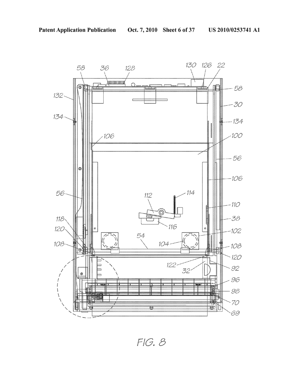 PRINTER WITH PRINT HEAD AND INK TRANSFER ROLLER - diagram, schematic, and image 07