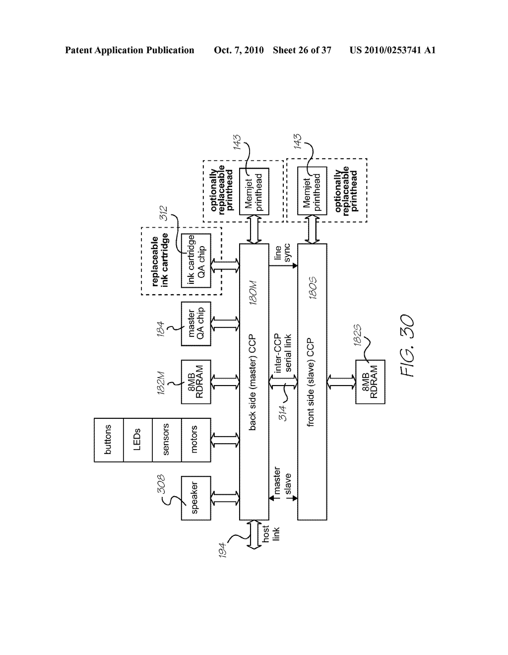 PRINTER WITH PRINT HEAD AND INK TRANSFER ROLLER - diagram, schematic, and image 27