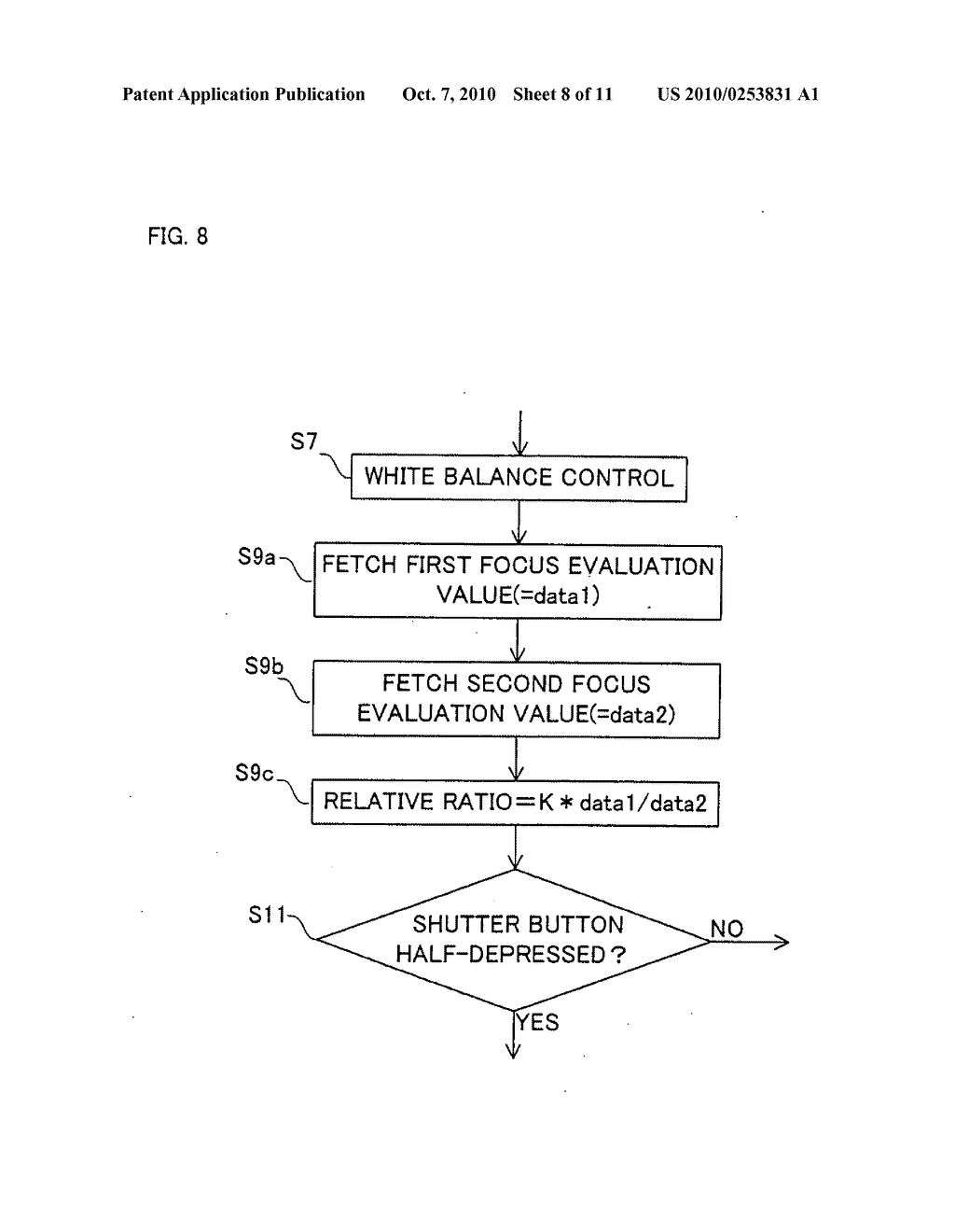 Electronic camera and focus control method - diagram, schematic, and image 09