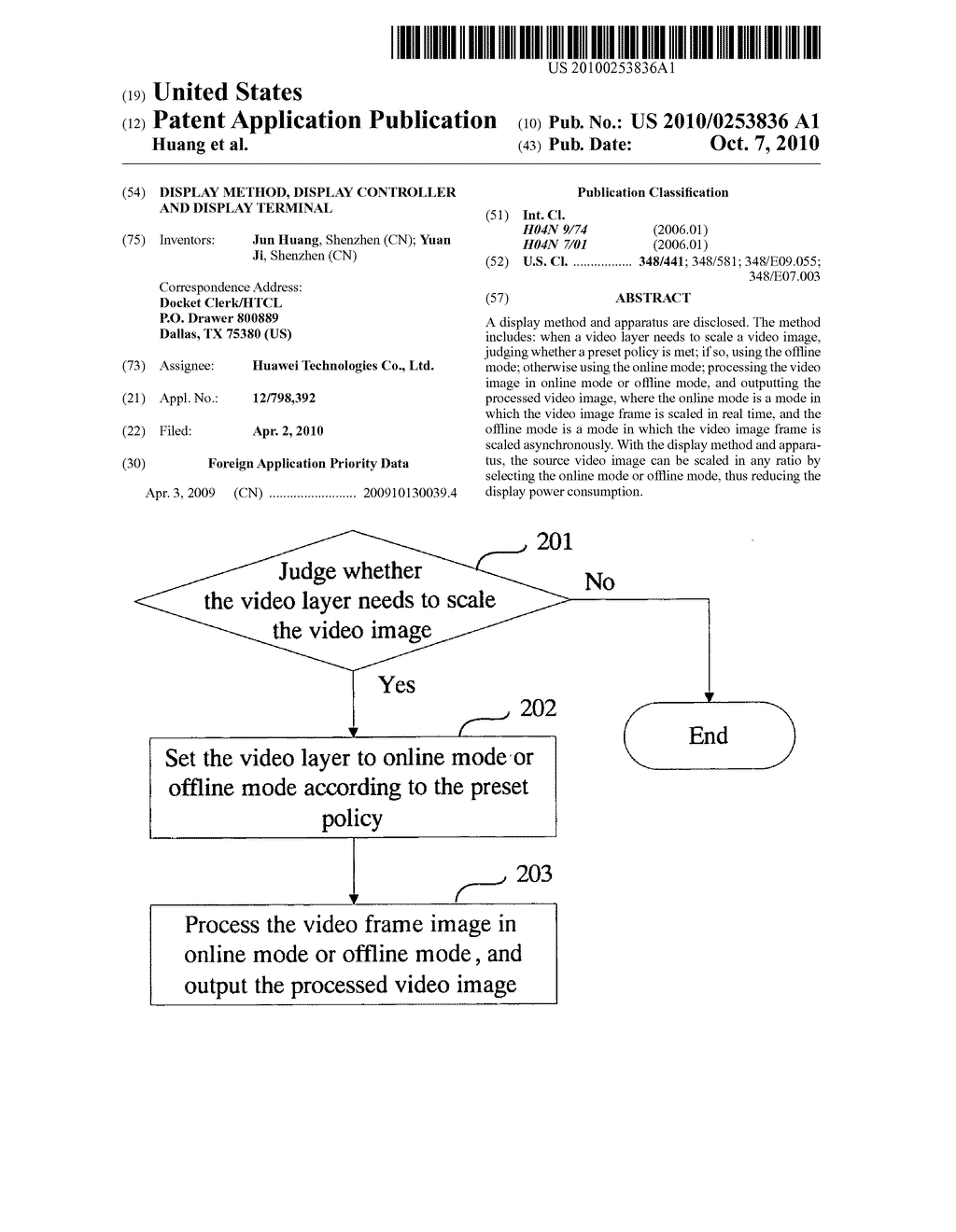 Display method, display controller and display terminal - diagram, schematic, and image 01