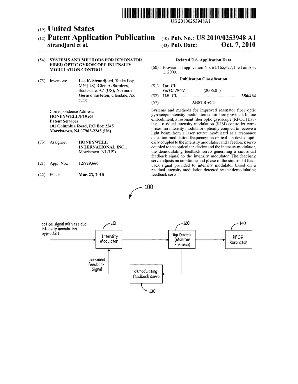 SYSTEMS AND METHODS FOR RESONATOR FIBER OPTIC GYROSCOPE INTENSITY MODULATION CONTROL - diagram, schematic, and image 01