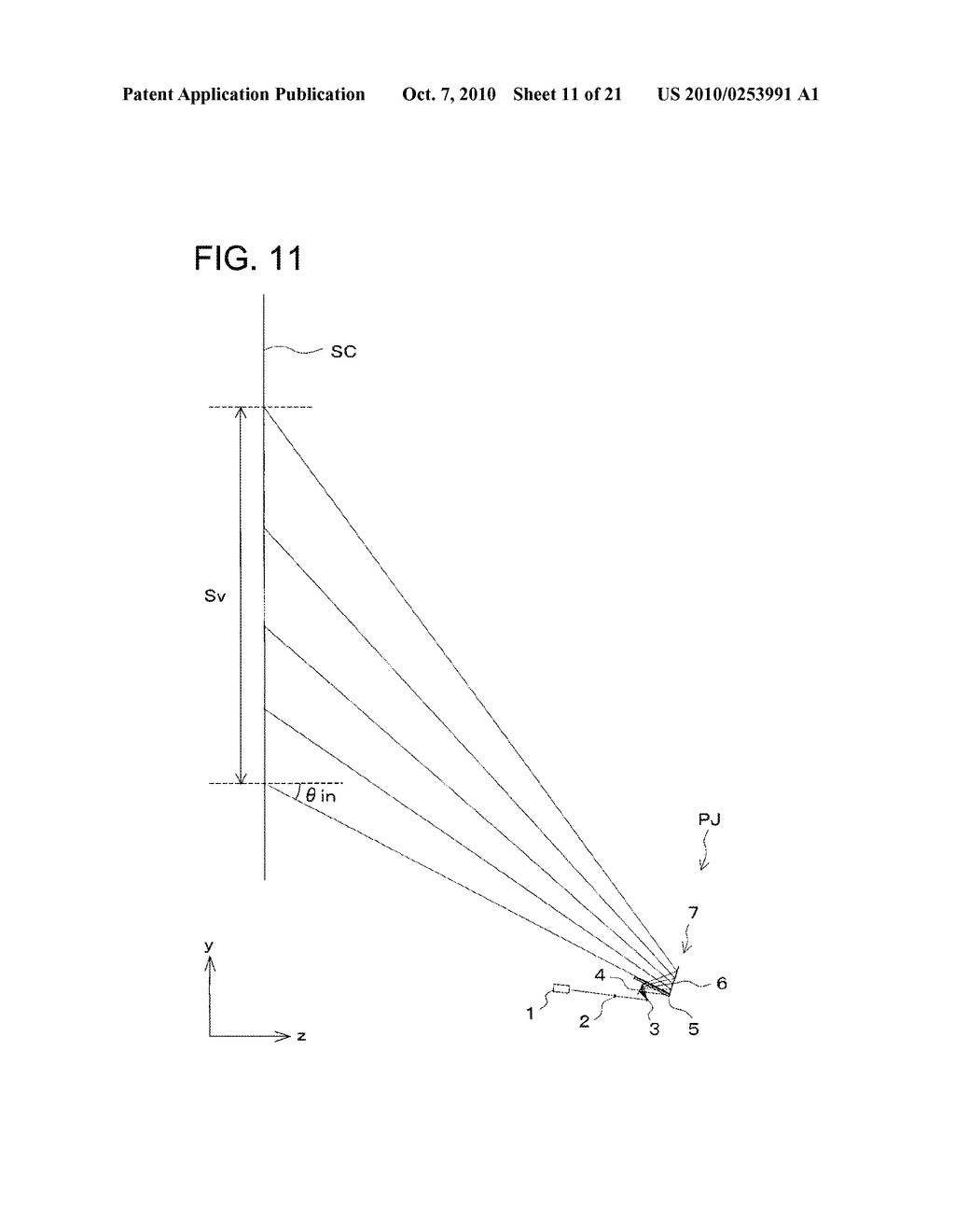 SCANNING PROJECTION DEVICE - diagram, schematic, and image 12