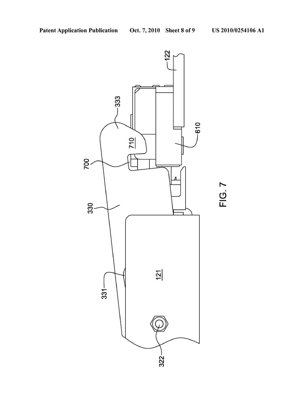 LATCHING APPARATUS FOR FACILITATING DOCKING OF AN ELECTRONIC COMPONENT - diagram, schematic, and image 09