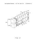 Stacked pluggable cage having iintermediate walls interengaged each other diagram and image