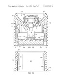 Self-Aligning Construction for Flashlight Products diagram and image