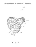 LED-based lighting module for emitting white light with easily adjustable color temperature diagram and image