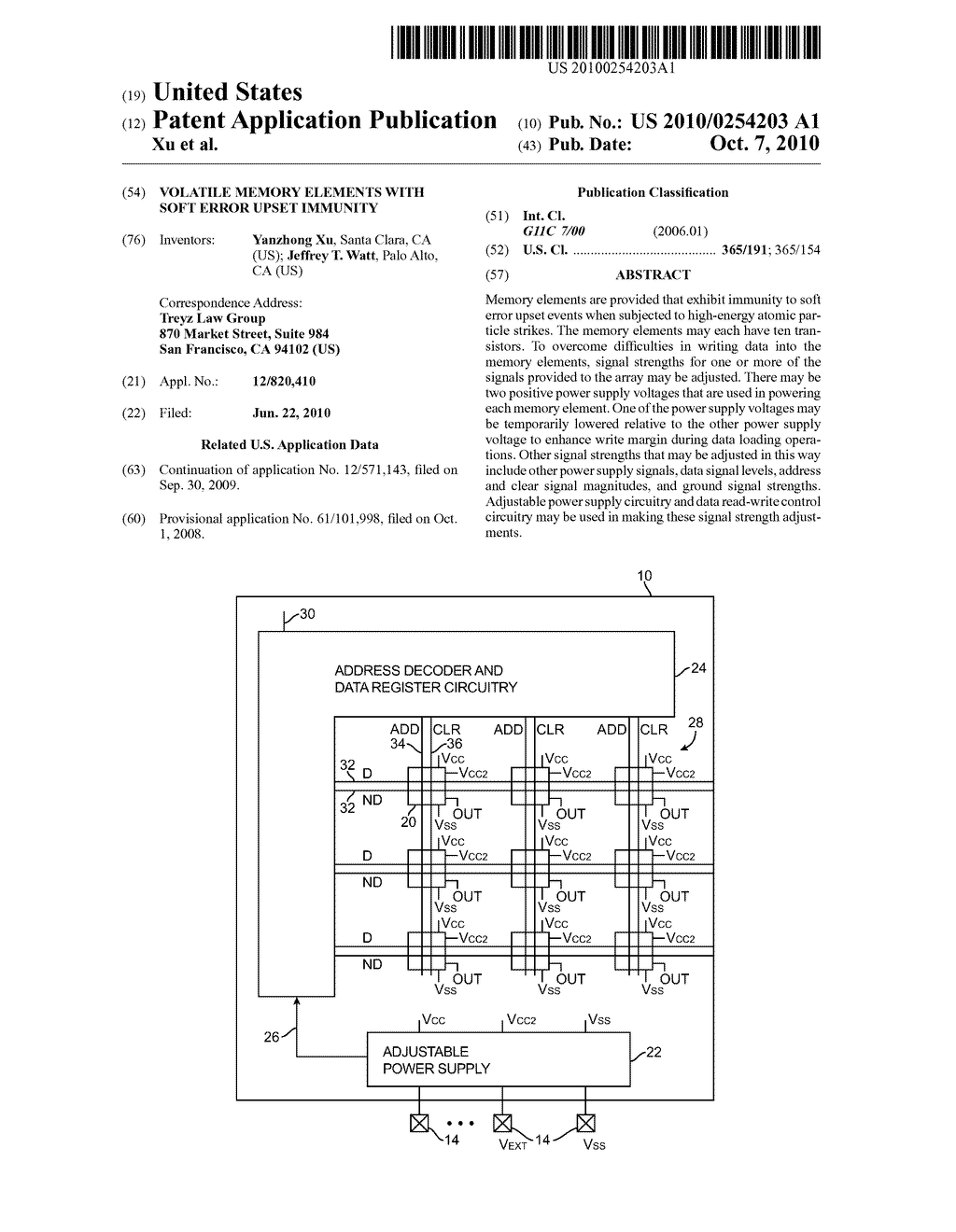 VOLATILE MEMORY ELEMENTS WITH SOFT ERROR UPSET IMMUNITY - diagram, schematic, and image 01