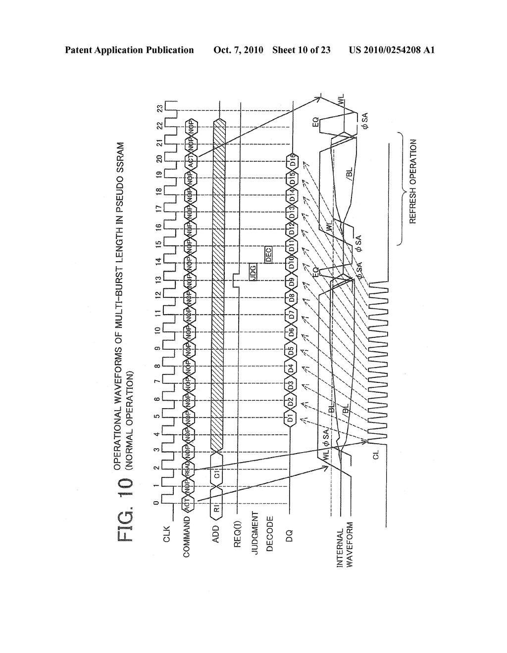 SEMICONDUCTOR MEMORY DEVICE, REFRESH CONTROL METHOD THEREOF, AND TEST METHOD THEREOF - diagram, schematic, and image 11